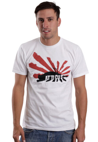Atticus – Rising White – T-Shirt – Weiß – S – 100% Baumwolle