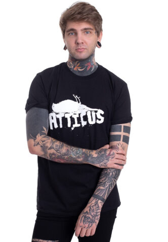 Atticus – Skelter Black – T-Shirt – Schwarz – S – 100% Baumwolle