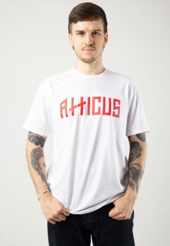 Atticus – Slant White – T-Shirt – Weiß – S – 100% Baumwolle