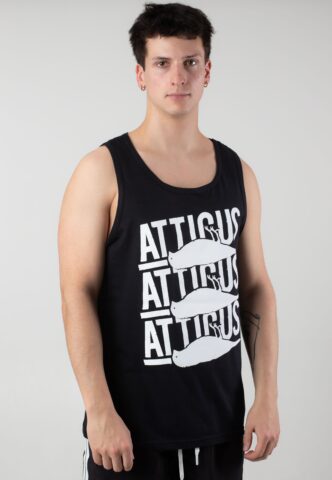 Atticus – Trifold Black – Tank – Schwarz – S – 100% Baumwolle