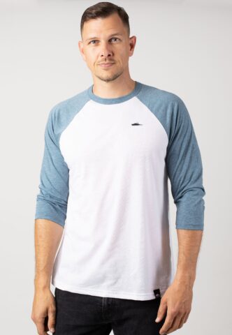 Atticus – Walker Baseball Blue – Longsleeve – Blau – XXL – 100% Baumwolle