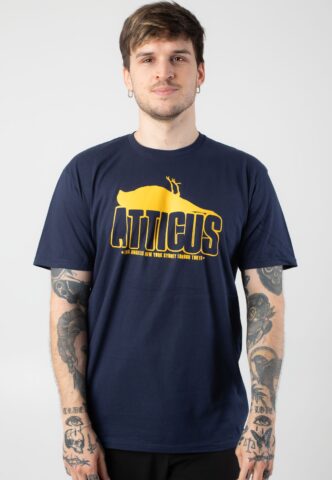 Atticus – Waring Navy – T-Shirt – Blau – M – 100% Baumwolle