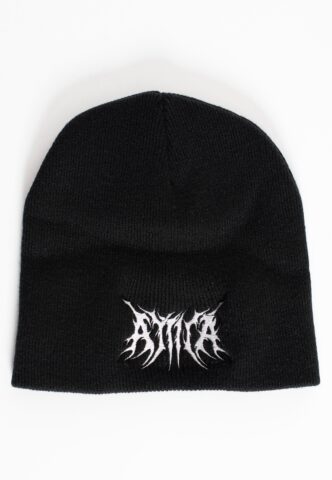 Attila – New Logo – Beanie – Schwarz – Onesize – 100% Polyacryl