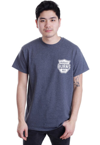August Burns Red – Angry Music Dark Heather – T-Shirt – Grau – L – 50% Baumwolle, 50% Polyester