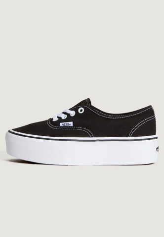 Vans – Authentic Stackform Canvas Black/True White – Schuhe – Schwarz – EU 39 – Textile/Textile/Gummi