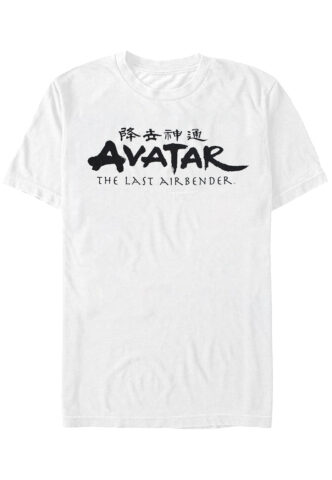 Avatar: The Last Airbender – Logo White – T-Shirt – Weiß – XL – 100% Baumwolle