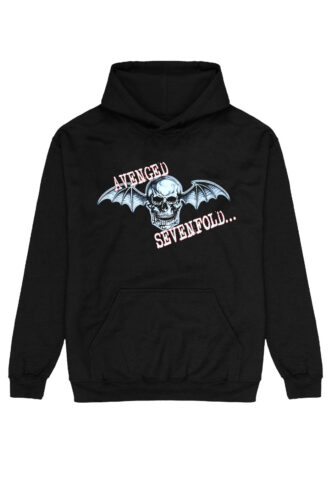 Avenged Sevenfold – Deathbat – Hoodie – Schwarz – S – 80% Baumwolle, 20% Polyester