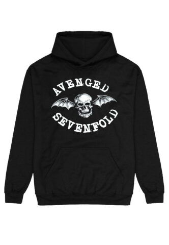 Avenged Sevenfold – Logo – Hoodie – Schwarz – S – 80% Baumwolle, 20% Polyester