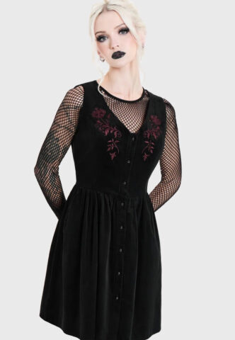 Killstar – Avery’s Reign Mini Black – Kleid – Schwarz – M – gid://shopify/Metaobject/628865237229