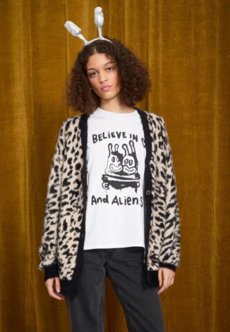 Volcom – Tigardi Animal Print – Cardigan – Braun – L – gid://shopify/Metaobject/318850105581