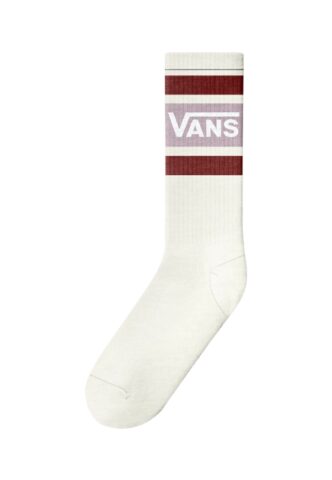 Vans – Vans Drop V Crew Poppy Ember – Socken – Beige – S – 50% Baumwolle, 42% Polyester, 8% Nylon