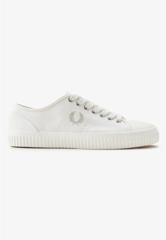 Fred Perry – Hughes Low Canvas Light Ecru/Oatmeal – Schuhe – Weiß – EU 37 – Textile/Textile/Gummi