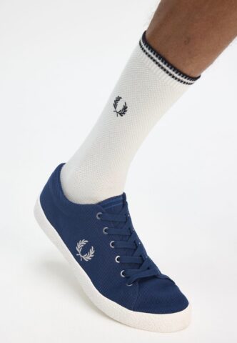 Fred Perry – Baseline Heavy Twill Tennis Blue – Schuhe – Blau – EU 44 – Textile/Textile/Gummi