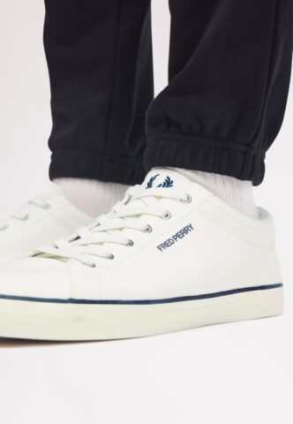 Fred Perry – Baseline Canvas Snow White – Schuhe – Weiß – EU 40 – Textile/Textile/Gummi