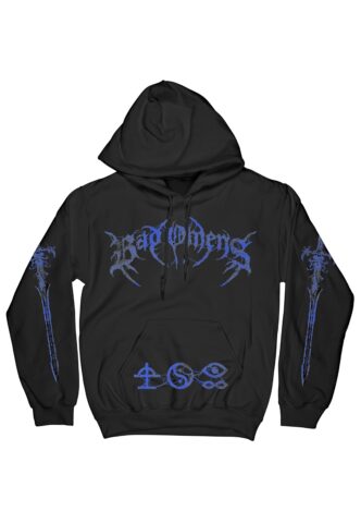 Bad Omens – Black Metal Logo – Hoodie – Schwarz – S – 50% Baumwolle, 50% Polyester