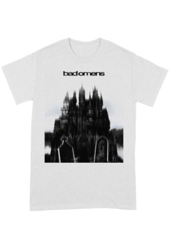 Bad Omens – Blurred Castle – T-Shirt – Weiß – XXL – 100% Baumwolle