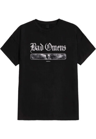 Bad Omens – Gothic Floral – T-Shirt – Schwarz – M – 100% Baumwolle