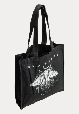 Bad Omens – Moth – Tote Bag – Schwarz – Onesize – 100% Baumwolle