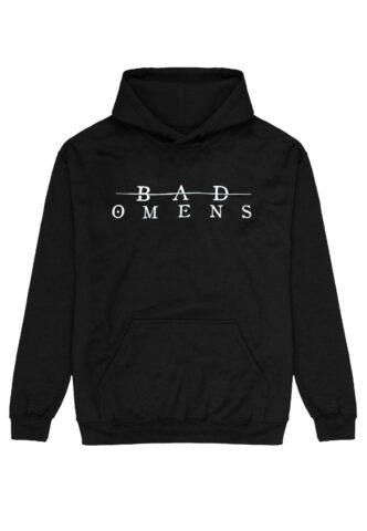 Bad Omens – Moth – Hoodie – Schwarz – S – 80% Baumwolle, 20% Polyester