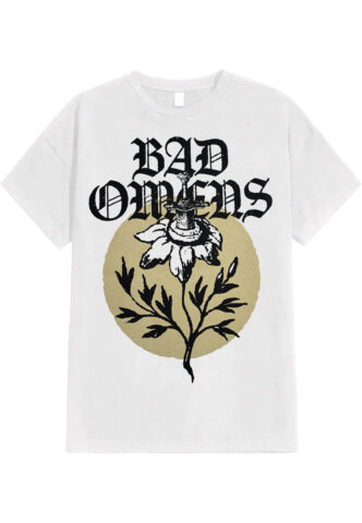 Bad Omens – Sunflower White – T-Shirt – Weiß – S – 100% Baumwolle