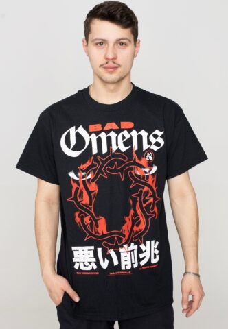 Bad Omens – Villian – T-Shirt – Schwarz – S – 100% Baumwolle