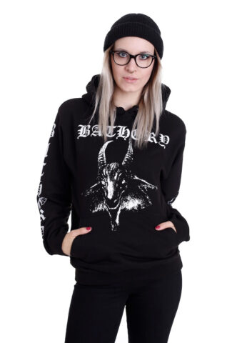 Bathory – Goat – Hoodie – Schwarz – S – 80% Baumwolle, 20% Polyester