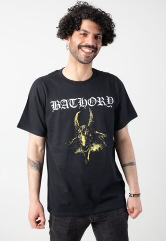 Bathory – Goat (Yellow) – T-Shirt – Schwarz – L – 100% Baumwolle