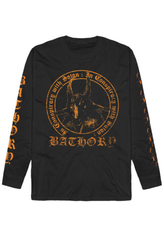Bathory – In Conspiracy With Satan – Longsleeve – Schwarz – M – 100% Baumwolle