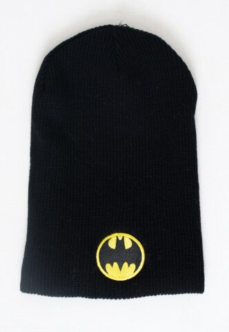 Batman – Logo – Beanie – Schwarz – Onesize – 100% Polyacryl