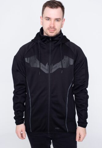 Batman – Tech Suit – Zipper – Schwarz – XL – 100% Polyester