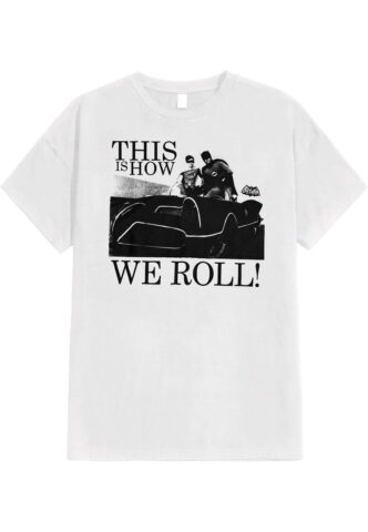 Batman – This Is How We Roll White – T-Shirt – Weiß – L – 100% Baumwolle