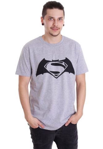 Batman v Superman – Superbatman Grey – T-Shirt – Grau – L – 100% Baumwolle