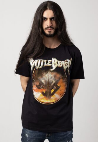 Battle Beast – Hollywood Endings – T-Shirt – Schwarz – XL – 100% Baumwolle