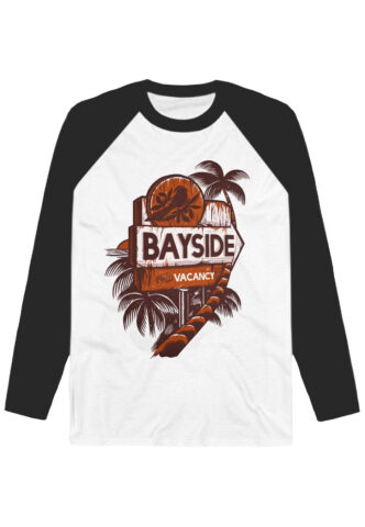 Bayside – No Vacancy – T-Shirt – Weiß – S – 100% Baumwolle,Jersey