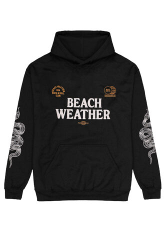 Beach Weather – Snake – Hoodie – Schwarz – XL – 50% Baumwolle, 50% Polyester