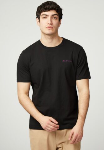 Ben Sherman – Signature Black – T-Shirt – Schwarz – S – 100% Bio-Baumwolle