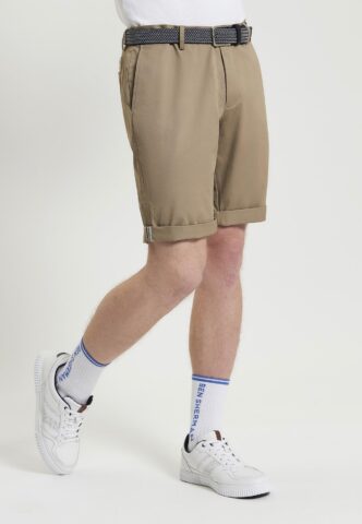 Ben Sherman – Signature Chino Stone – Shorts – Braun – W30 – 98% Baumwolle, 2% Elastan