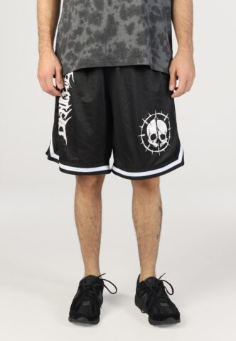Benighted – Logo / Skull – Shorts – Schwarz – S – 100% Polyester