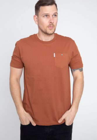 Ben Sherman – Signature Pocket Brick Red – T-Shirt – Rot – S – 100% Bio-Baumwolle