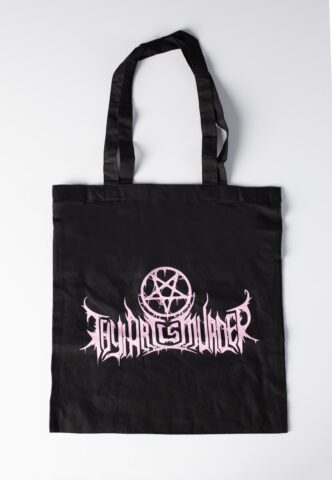 Thy Art Is Murder – Pink Logo – Tote Bag – Schwarz – Onesize – 100% Baumwolle