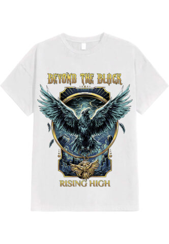 Beyond The Black – Raven Storm White – T-Shirt – Weiß – XL – 100% Baumwolle