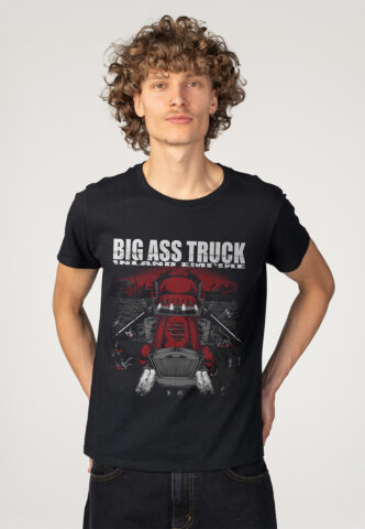 Big Ass Truck I.E. – FOUND ON ROAD DEAD – T-Shirt – Schwarz – 3XL – 100% Baumwolle
