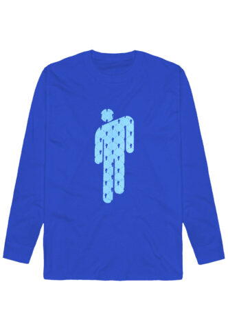 Billie Eilish – Manonman Blue – Longsleeve – Blau – XXL – 100% Baumwolle