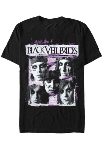 Black Veil Brides – Grunge Faces – T-Shirt – Schwarz – L – 100% Baumwolle