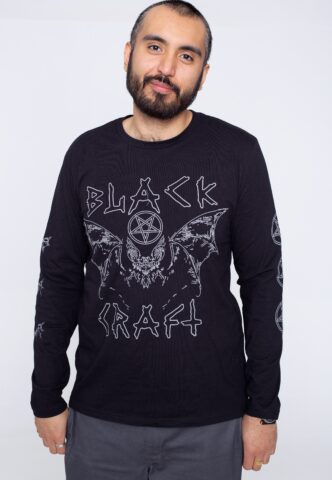 Blackcraft Cult – Blackcraft Bat Black – Longsleeve – Schwarz – S – 100% Baumwolle