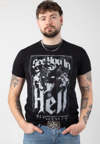 Blackcraft Cult – See You In Hell Cat – T-Shirt – Schwarz – 3XL – 100% Baumwolle