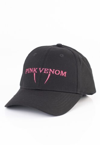 Blackpink – Pink Venom – Cap – Schwarz – Onesize – 100% Baumwolle