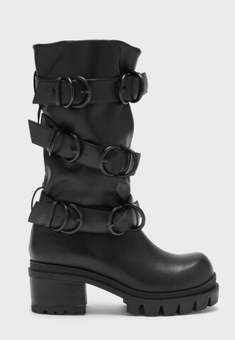 Killstar x Kihilist – Bleak Black – Girl Schuhe – Schwarz – EU 36 – Synthetic/Textile/Gummi