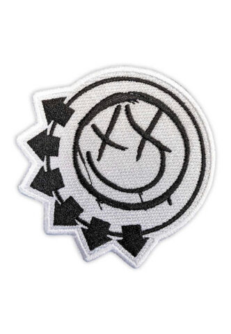 Blink 182 – Black Six-Arrow Smile – Aufnäher – Weiß – Onesize – 100% Polyester