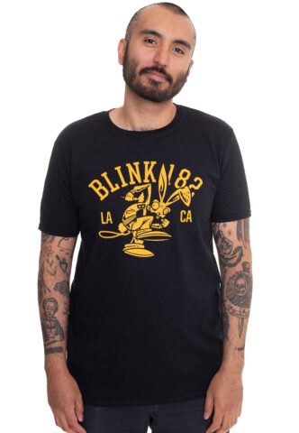 Blink 182 – College Mascot – T-Shirt – Schwarz – XL – 100% Baumwolle